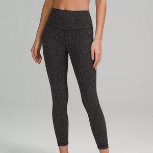 Lululemon Wunder Under High-Rise Tight 25" *Full-On Luxtreme Camo Deep Coal